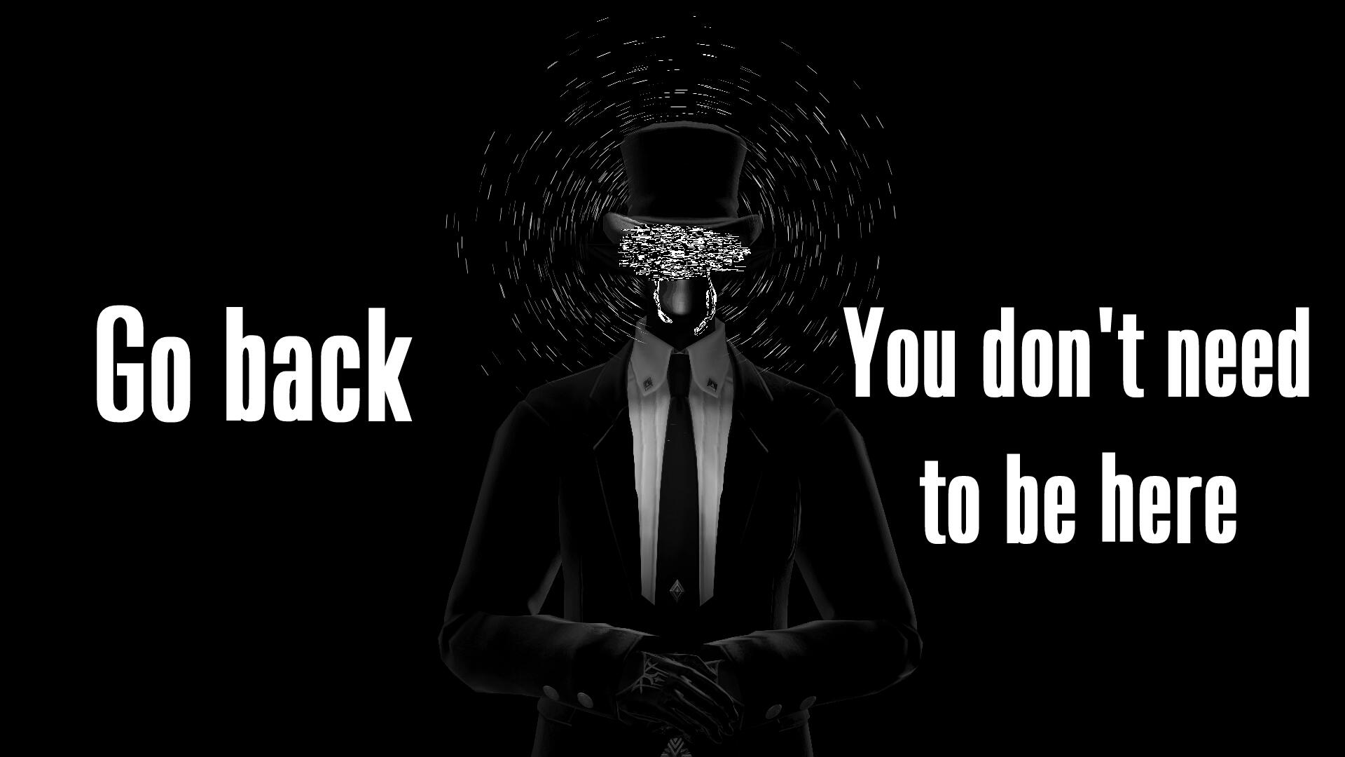 You shouldn't be here